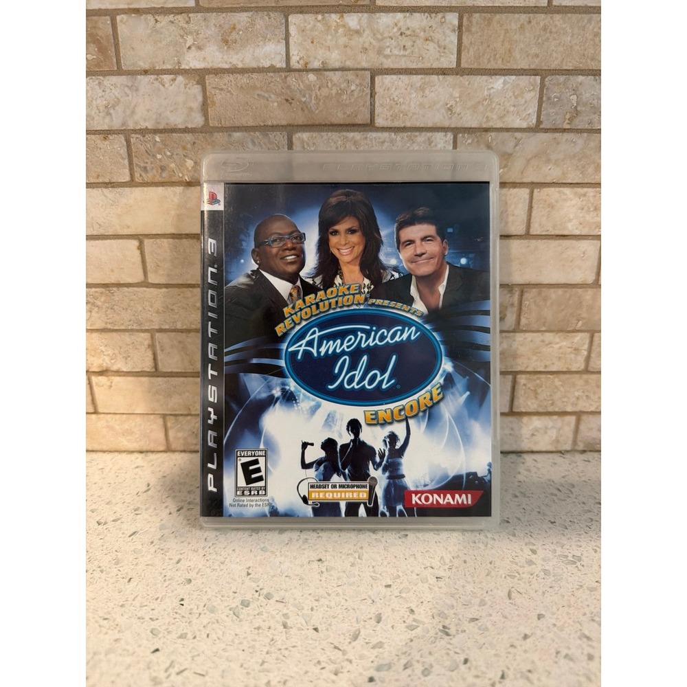 American Idol Karaoke PS3 Video‎ Game